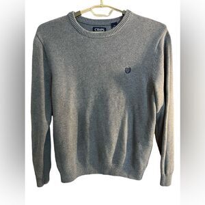 Chaps Pullover Gray Crewneck Mens Sweater Size L